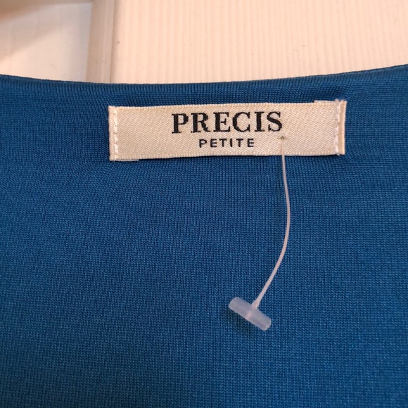 BNWOT Precis Petite Teal Dress - Picture 4 of 5